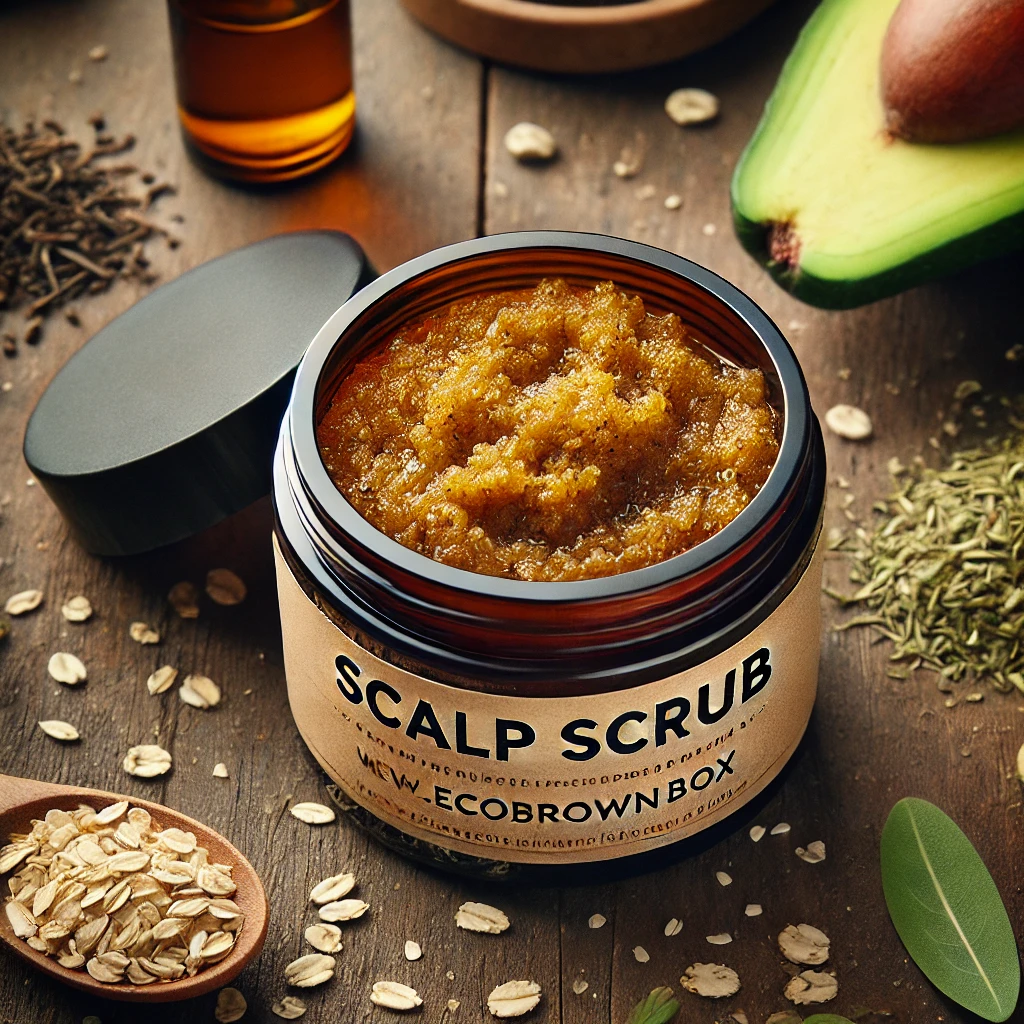 Organic Scalp Scrub – Apple Cider, Neem & Almond Oil for Dandruff-Free Hair - Image 2