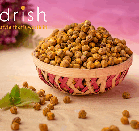 Organic Roasted Turmeric Chana (Loose Pack)